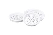 Ventilation - Duka Cabinet grid Type 61.2 Ø60 mm white - 4 pcs. - 109022