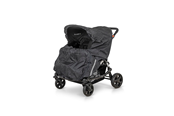 Lastenvaunut & -rattaat - Babytrold Rain cover twin stroller black - 21-17