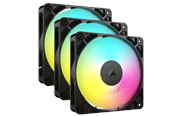 Kotelotuuletin - Corsair RS120 ARGB 3-pack - Kotelotuuletin - 120mm - Musta RGB LED valolla - 36 dBA - CO-9050181-WW