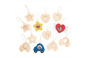 Askartelu- ja taidetarvikkeet - Colorations - Decorate your own Wooden Photo Frame Set of 12 - HANGPICS