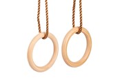Ulkoleikit - Small Foot - Wooden Gymnastic Rings - 11592