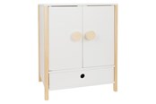Nuket & tarvikkeet - Small Foot - Wooden Dolls Wardrobe Little Button with Hangers 3dlg. - 11812