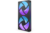 Kotelotuuletin - NZXT F240 RGB CORE UNIBODY - 240mm - Kotelotuuletin - 120mm - musta - 30 dBA - RF-U24HF-B1