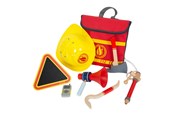 Roolileikit - Small Foot - Firefighter Backpack with Wooden Fire Brigade Attributes 8dlg. - 12361