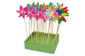 Lelut - Small Foot - Windmill with Wooden Stick 28cm 24 pcs. - 6149