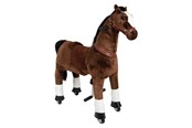Roolileikit - Small Foot - Brown Rocking Horse on Wheels - 12462