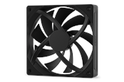 Kotelotuuletin - NZXT F120Q V2 Quiet Airflow - Kotelotuuletin - 120mm - musta - 25 dBA - RF-Q12SF-B2