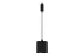 Verkkokortit (verkkosovittimet, tulostuspalvelimet jne.) - Belkin USB-C Ethernet Adapter 100W PD - INC019BTBK