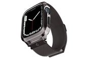 Smartwatch - Lisävarusteet - Spigen Metal Fit Pro - graphite - Apple Watch 9/8/7 45mm - ACS04585