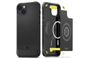 Puhelin - Kannet ja kotelot - Spigen Rugged Armor MagSafe - matte black - iPhone 14 - ACS05036