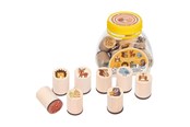 Luovat leikit - Goki Wooden Stamp Set Forest Animals 9pcs. - 15570