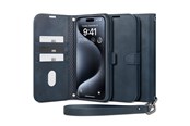 Puhelin - Kannet ja kotelot - Spigen Wallet S Pro - navy - iPhone 15 Pro - ACS06741