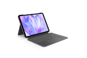 Näppäimistöt - Logitech Combo Touch for iPad Air 11" (M2) & iPad Air (5th gen) - Oxford Grey - Näppäimistö & Foliosetti - Pohjoismainen - Harmaa - 920-012634