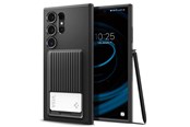 Puhelin - Kannet ja kotelot - Spigen Liquid Slot - matte black - Samsung Galaxy S24 Ultra - ACS07310