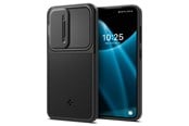 Puhelin - Kannet ja kotelot - Spigen Optik Armor - black - Samsung Galaxy S24 - ACS07363