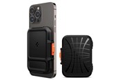 Puhelin - Muut lisävarusteet - Spigen iPhone Lock Fit Wallet with MagSafe - black - AFA06031