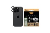 Puhelin - Muut lisävarusteet - PanzerGlass Hoops™ Black Lens Protector iPhone 16 Pro | 16 Pro Max - PANZER1284