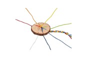 Askartelu- ja taidetarvikkeet - Goki Wooden Braid Disc Bracelets Making Craft Kit - 58484