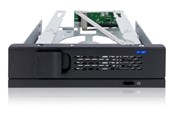 Kovalevyt - lisätarvikkeet - Icy dock 1x 3.5" SATA 1x 5.25" bay mobile rack fanless keyl - MB171SP-1B
