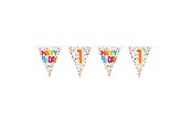 Lelut - Folat BV Flag line Confetti 1 year 10 meters. - 27101