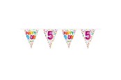 Lelut - Folat BV Flag line Confetti 5 years 10 meters. - 27105