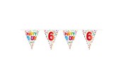 Lelut - Folat BV Flag line Confetti 6 years 10 meters. - 27106