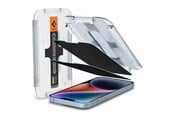 Puhelintarvikkeet - Näytönsuojat - Spigen Glass tR EZ Fit Transparency Sensor Open Privacy 2 Pack - iPhone 16e/14/13/13 Pro - AGL03388