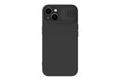 Puhelin - Kannet ja kotelot - Nillkin CamShield Silky Silicone Case for iPhone 15 Plus (black) - 6902048266469