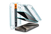 Puhelintarvikkeet - Näytönsuojat - Spigen Glass tR EZ Fit HD Privacy 1 Pack - iPhone 15 Pro Max - AGL07118