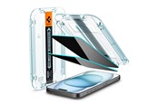 Puhelintarvikkeet - Näytönsuojat - Spigen Glass tR EZ Fit HD Privacy 1 Pack - iPhone 16/15 - AGL07121