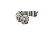 Vauva- ja taaperolelut - Smallstuff - Bed Animal Dog Multi Stiped - 70016-02