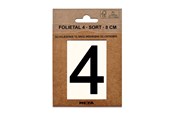 Postilaatikot - MEFA Foil number 4 Black - A13114