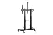 Seinäkiinnitys, AV-kiinnikkeet & AV-kalusteet - Gembird cart - for TV - height-adjustable with caster wheels - Max 100 kg - recommended for 100" - TVS-100T-02