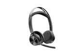 Kuulokkeet - HP Poly Voyager Focus 2 Microsoft Teams Certified USB-C-C Headset +USB-C/A Adapter - 9T9J4AA#AC3