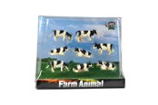 Hahmot - Kids Globe Cows Black/White 8 pcs. 1:87 - 571878