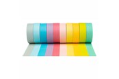 Askartelu- ja taidetarvikkeet - Colorations - Washi Tape Pastel Colors Set of 10 - 28AT02