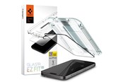 Puhelintarvikkeet - Näytönsuojat - Spigen Glass tR EZ Fit HD 1 Pack - FC Black - iPhone 15 Pro Max - AGL06879