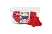 Askartelu- ja taidetarvikkeet - Colorations - Pom Poms Red 100pcs. - CHPOMRE