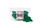 Askartelu- ja taidetarvikkeet - Colorations - Pom Poms Green 100pcs. - CHPOMGR