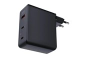 Puhelin - Adapterit & Laturit - Aukey Omnia II Mix 140W - 3-port GaN PD Wall Charger with Interchangeable EU Plug - LLTSEUN1041556