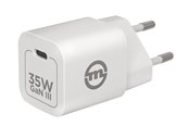 Puhelin - Adapterit & Laturit - Mobile Origin 35W GaN III Super Charger Single USB-C - white - GAN-35W-1C-WHT