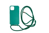 Puhelin - Kannet ja kotelot - Mobile Origin Lanyard Case - dark green - iPhone 14 - LYC-S-GRN-14