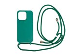 Puhelin - Kannet ja kotelot - Mobile Origin Lanyard Case - dark green - iPhone 14 Pro - LYC-S-GRN-14PRO