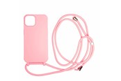 Puhelin - Kannet ja kotelot - Mobile Origin Lanyard Case - pink - iPhone 14 - LYC-S-PNK-14