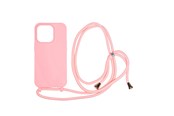 Puhelin - Kannet ja kotelot - Mobile Origin Lanyard Case - pink - iPhone 14 Pro - LYC-S-PNK-14PRO