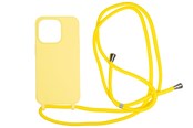 Puhelin - Kannet ja kotelot - Mobile Origin Lanyard Case - yellow - iPhone 14 Pro - LYC-S-YLW-14PRO