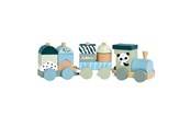Vauva- ja taaperolelut - Eichhorn Wooden Block Train Panda 16 pieces. - 100003804