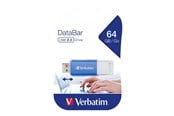 USB-tikku - Verbatim DataBar - USB flash drive - 64 GB - 64GB - USB-tikku - 49455