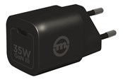 Puhelin - Adapterit & Laturit - Mobile Origin 35W GaN III Super Charger Single USB-C - black - GAN-35W-1C-BLK