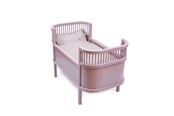 Nuket, pehmolelut ja oheistarvikkeet - Smallstuff Doll Bed - Powder - 51000-12